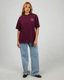 Silent Theory Elevated Tee Cherry