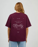 Silent Theory Elevated Tee Cherry