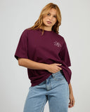 Silent Theory Elevated Tee Cherry