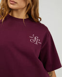 Silent Theory Elevated Tee Cherry