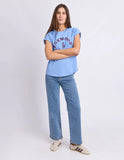 Foxwood Effortless Tee Cornflower Blue