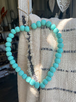 Turquoise Beaded Heart