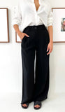 Pleat Front Wide Leg pants