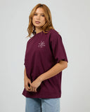 Silent Theory Elevated Tee Cherry