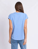 Foxwood Effortless Tee Cornflower Blue