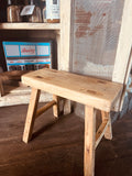 Vintage Elm Stool