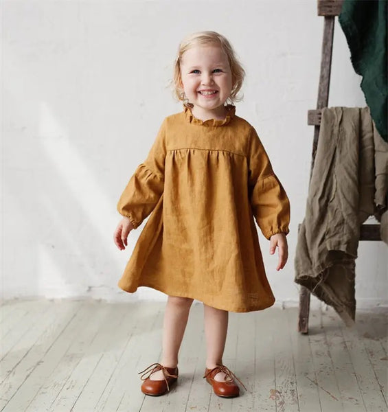 Sadie Dress (Mustard)