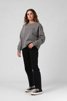 BOSS SLOUCH CREW - CHARCOAL GREY