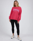 Foxwood Crew Raspberry/Neon Lilac