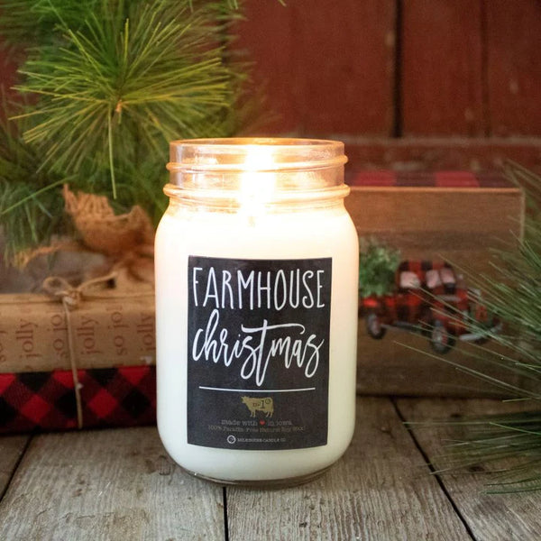 Farmhouse Christmas Candle