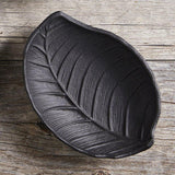 Cast Iron Leaf Bowl