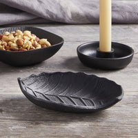 Cast Iron Leaf Bowl