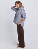 FOXWOOD Oscar Shirt Blue Stripe