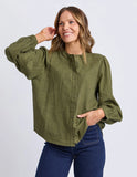 Foxwood Eleanor Shirt Moss Green