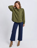 Foxwood Eleanor Shirt Moss Green