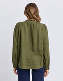 Foxwood Eleanor Shirt Moss Green