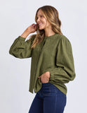 Foxwood Eleanor Shirt Moss Green