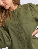 Foxwood Eleanor Shirt Moss Green