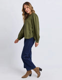 Foxwood Eleanor Shirt Moss Green
