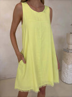 Freya Dress Citris Yellow