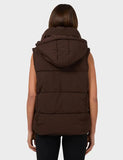 AAE ELEVATE PUFFER VEST CHOCOLATE