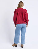Whitney Top FOXWOOD Rhubarb Red