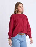 Whitney Top FOXWOOD Rhubarb Red