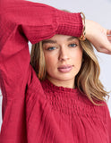 Whitney Top FOXWOOD Rhubarb Red