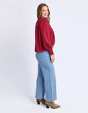 Whitney Top FOXWOOD Rhubarb Red