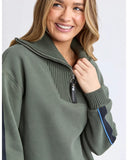 FOXWOOD Knit Collar Crew