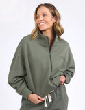 Foxwood Ember Zip Thru  Khaki