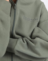Foxwood Ember Zip Thru  Khaki