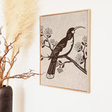 Huia on pohutakawa print