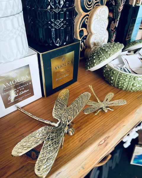 Brass dragonfly (large)